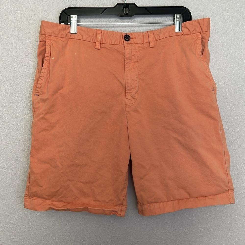 Tommy Bahama Cotton Blend Shorts Orange Size 38